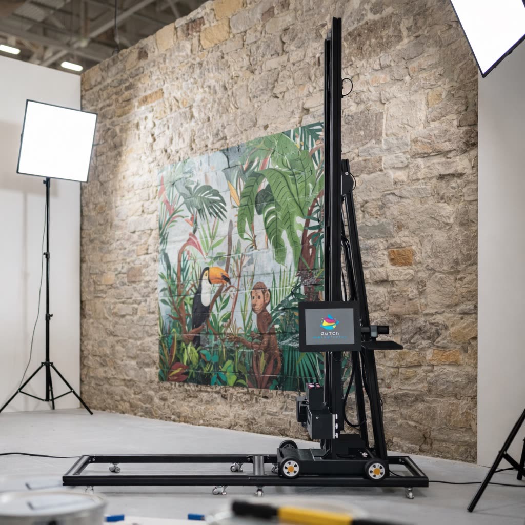 Hoe Werkt een Muurprinter? De Technologie Achter Spectaculaire Wandprints.