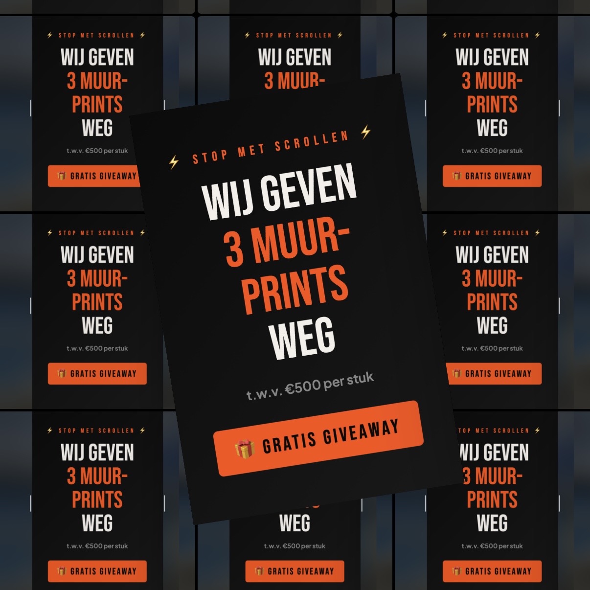 Giveaway: Win een gratis muurprint voor de kinderkamer van droommuur.nl (t.w.v. €500)