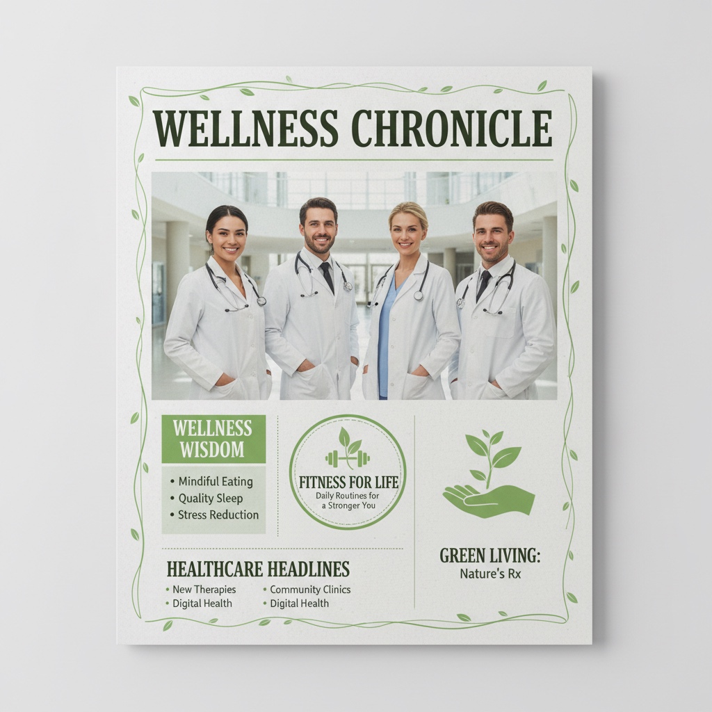 Gezondheidszorg omgeving met healing environment wandbedrukking